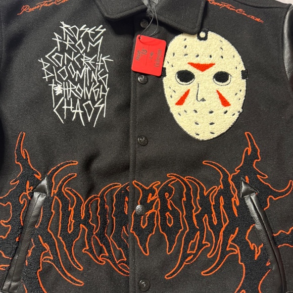 Civil Regime x Friday the 13th Varsity Jacket Medium OS - Picture 3 of 8